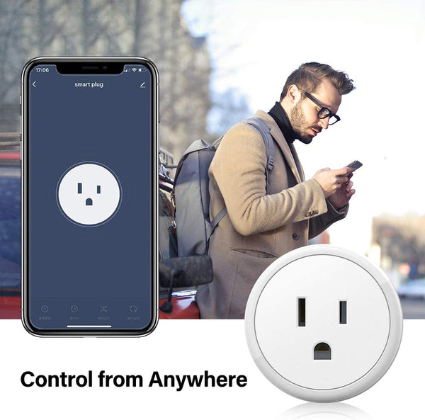 POSDEV 4 Pk Wifi Smart Plug Remote Control Socket Outlet Switch Alexa Echo Google Home