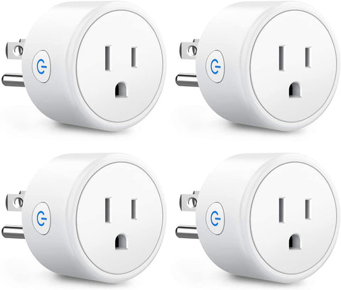 POSDEV 4 Pk Wifi Smart Plug Remote Control Socket Outlet Switch Alexa Echo Google Home